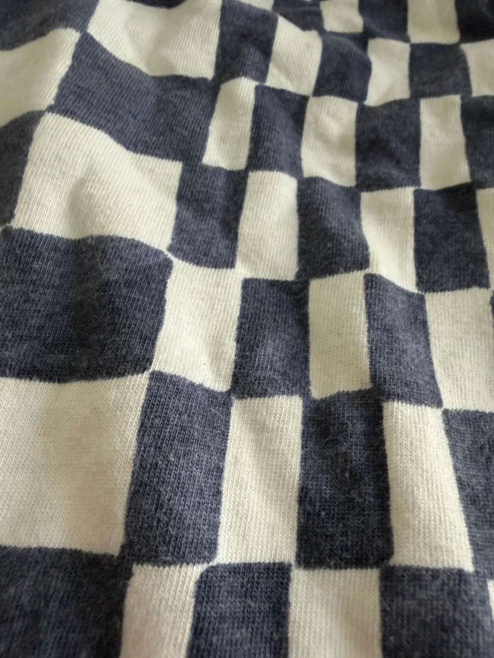 Carter's Navy Checkerboard Romper & Navy-Trim Striped Tank 2-Pack